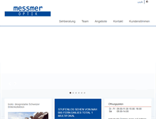 Tablet Screenshot of messmeroptik.ch